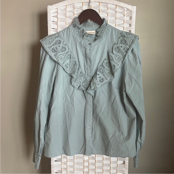 Sezane Desiree Blouse 40/8 - Picture 5 of 6